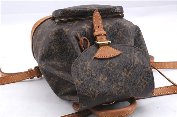 Authentic Louis Vuitton Monogram Montsouris PM Backpack M51137 LV 1622E