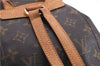 Authentic Louis Vuitton Monogram Montsouris PM Backpack M51137 LV 1622E
