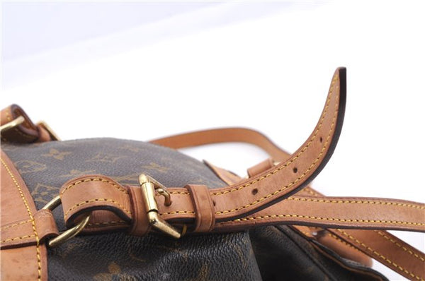 Authentic Louis Vuitton Monogram Montsouris PM Backpack M51137 LV 1622E