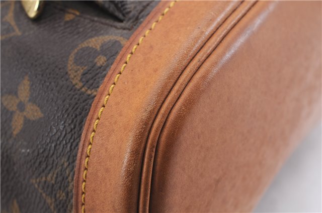 Authentic Louis Vuitton Monogram Montsouris PM Backpack M51137 LV 1622E