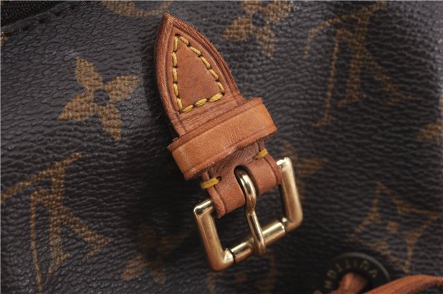 Authentic Louis Vuitton Monogram Montsouris PM Backpack M51137 LV 1622E