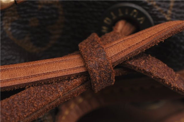 Authentic Louis Vuitton Monogram Montsouris PM Backpack M51137 LV 1622E