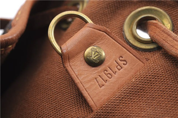 Authentic Louis Vuitton Monogram Montsouris PM Backpack M51137 LV 1622E