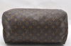 Authentic Louis Vuitton Monogram Speedy 35 Hand Boston Bag M41524 LV 1622I