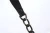 Authentic FENDI B-Bag Chain Shoulder Hand Bag Leather Enamel Black 1623D