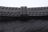 Authentic FENDI B-Bag Chain Shoulder Hand Bag Leather Enamel Black 1623D