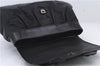 Authentic FENDI B-Bag Chain Shoulder Hand Bag Leather Enamel Black 1623D