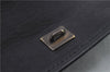 Authentic FENDI B-Bag Chain Shoulder Hand Bag Leather Enamel Black 1623D