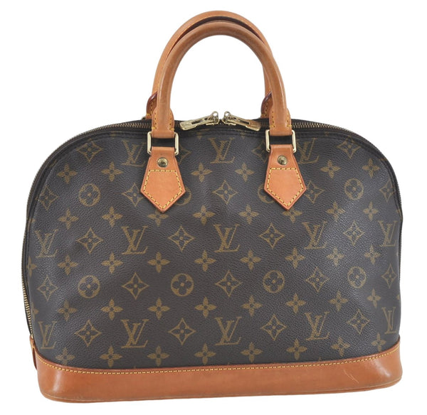 Authentic Louis Vuitton Monogram Alma Hand Bag M51130 LV 1624B