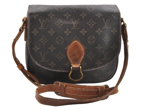 Authentic Louis Vuitton Monogram Saint Cloud GM M51242 Shoulder Bag Junk 1624I