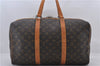 Authentic Louis Vuitton Monogram Sac Souple 45 Hand Boston Bag M41624 LV 1625E