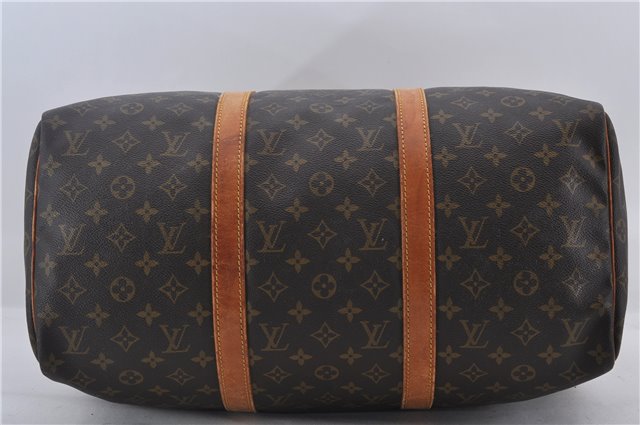 Authentic Louis Vuitton Monogram Sac Souple 45 Hand Boston Bag M41624 LV 1625E