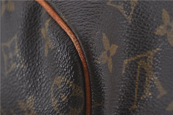 Authentic Louis Vuitton Monogram Sac Souple 45 Hand Boston Bag M41624 LV 1625E