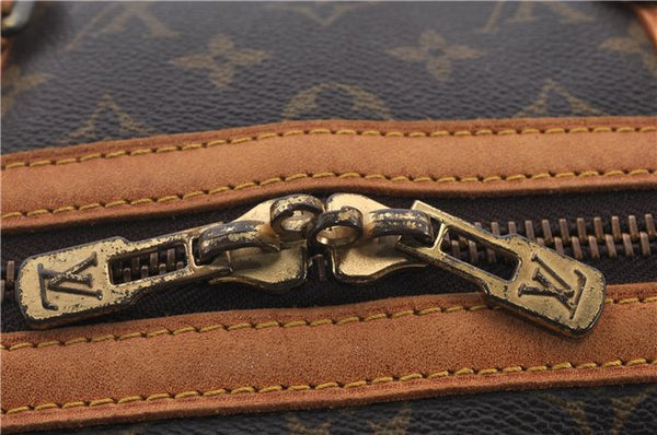 Authentic Louis Vuitton Monogram Sac Souple 45 Hand Boston Bag M41624 LV 1625E