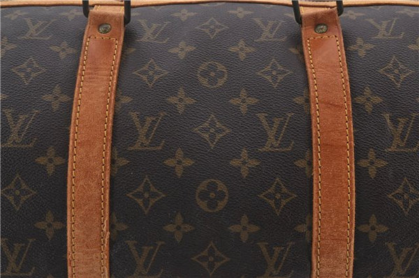 Authentic Louis Vuitton Monogram Sac Souple 45 Hand Boston Bag M41624 LV 1625E