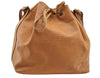 Authentic Louis Vuitton Epi Petit Noe Shoulder Drawstring Bag M44106 Beige 1625I
