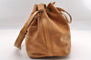 Authentic Louis Vuitton Epi Petit Noe Shoulder Drawstring Bag M44106 Beige 1625I