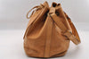 Authentic Louis Vuitton Epi Petit Noe Shoulder Drawstring Bag M44106 Beige 1625I
