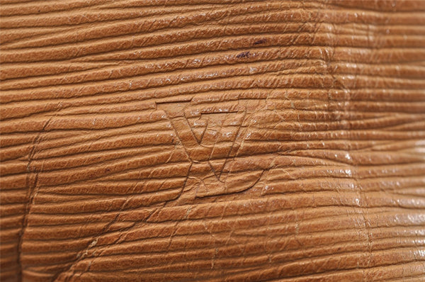 Authentic Louis Vuitton Epi Petit Noe Shoulder Drawstring Bag M44106 Beige 1625I