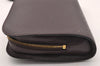 Authentic Louis Vuitton Taiga Baikal Clutch Bag Purple M30186 LV 1626I