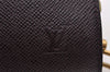 Authentic Louis Vuitton Taiga Baikal Clutch Bag Purple M30186 LV 1626I