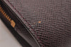 Authentic Louis Vuitton Taiga Baikal Clutch Bag Purple M30186 LV 1626I