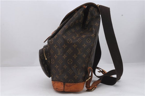 Authentic Louis Vuitton Monogram Montsouris GM Backpack M51135 LV 1627D