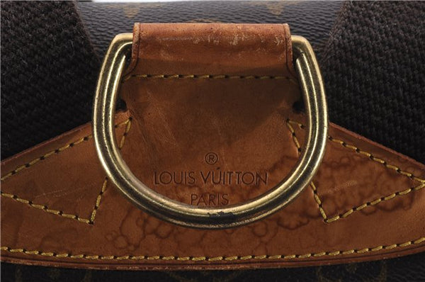 Authentic Louis Vuitton Monogram Montsouris GM Backpack M51135 LV 1627D