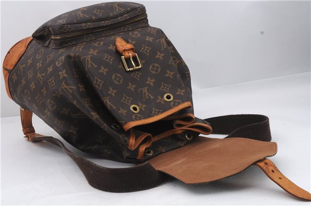 Authentic Louis Vuitton Monogram Montsouris GM Backpack M51135 LV 1627D