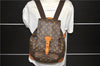 Authentic Louis Vuitton Monogram Montsouris GM Backpack M51135 LV 1627D