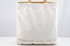 Authentic Louis Vuitton Fondation Exclusive Shoulder Tote Bag Canvas White 1627I