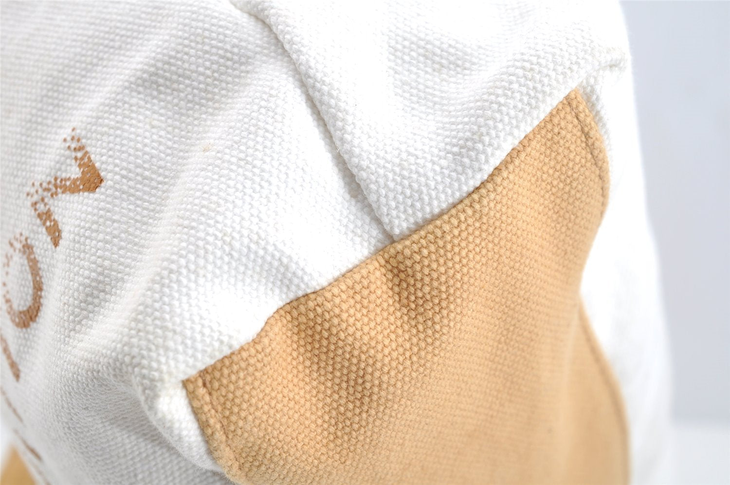 Authentic Louis Vuitton Fondation Exclusive Shoulder Tote Bag Canvas White 1627I