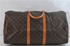 Authentic Louis Vuitton Monogram Keepall 55 Boston Bag M41424 LV 1628D