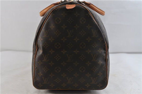 Authentic Louis Vuitton Monogram Keepall 55 Boston Bag M41424 LV 1628D