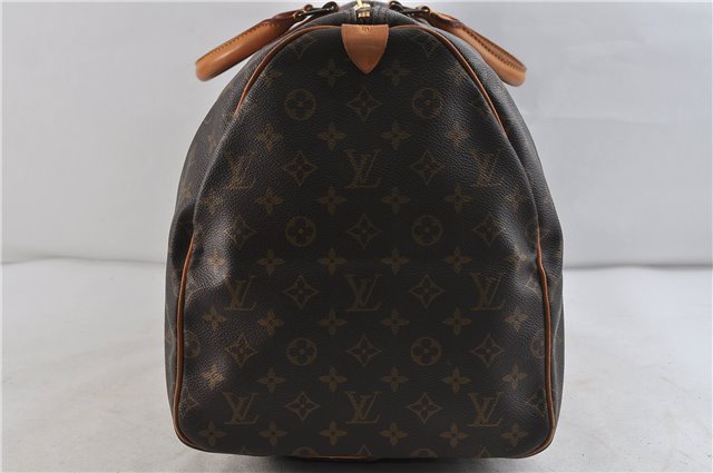 Authentic Louis Vuitton Monogram Keepall 55 Boston Bag M41424 LV 1628D