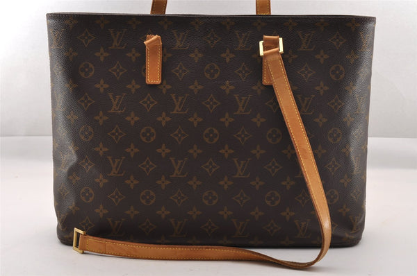 Authentic Louis Vuitton Monogram Luco Shoulder Tote Bag M51155 LV Junk 1628I