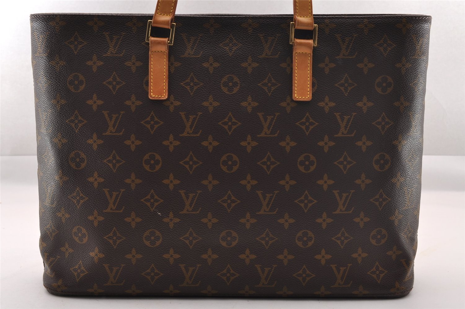 Authentic Louis Vuitton Monogram Luco Shoulder Tote Bag M51155 LV Junk 1628I