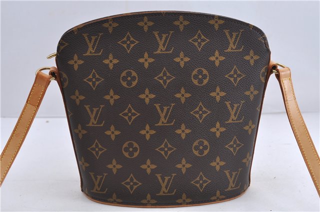 Authentic Louis Vuitton Monogram Drouot Shoulder Cross Body Bag M51290 LV 1629D