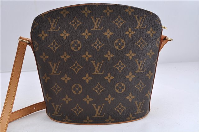 Authentic Louis Vuitton Monogram Drouot Shoulder Cross Body Bag M51290 LV 1629D