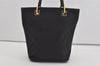 Authentic GUCCI Vintage Shoulder Tote Bag GG Canvas Leather 0021099 Black 1629I