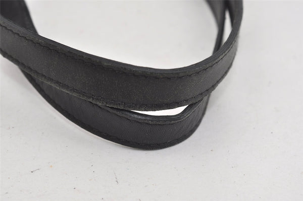 Authentic GUCCI Vintage Shoulder Tote Bag GG Canvas Leather 0021099 Black 1629I