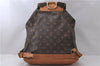 Authentic Louis Vuitton Monogram Montsouris GM Backpack M51135 LV 1630D