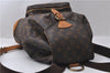 Authentic Louis Vuitton Monogram Montsouris GM Backpack M51135 LV 1630D