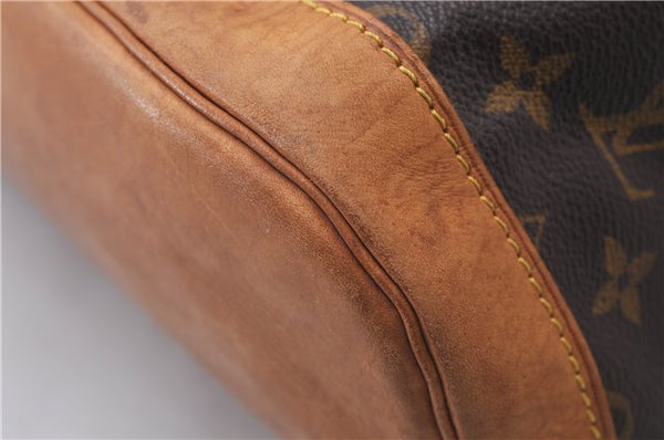 Authentic Louis Vuitton Monogram Montsouris GM Backpack M51135 LV 1630D