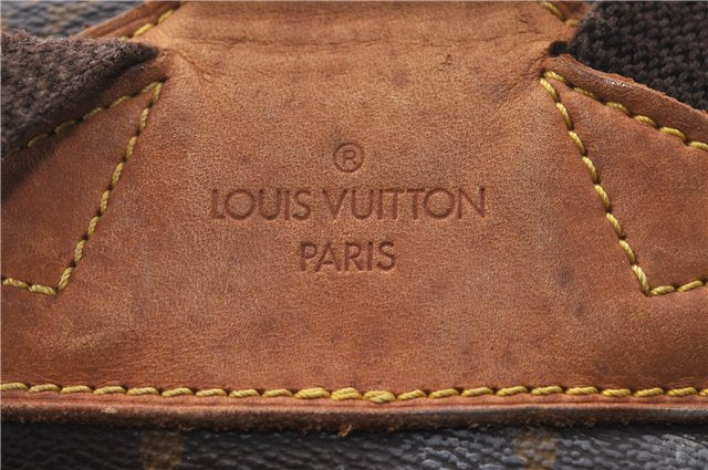 Authentic Louis Vuitton Monogram Montsouris GM Backpack M51135 LV 1630D