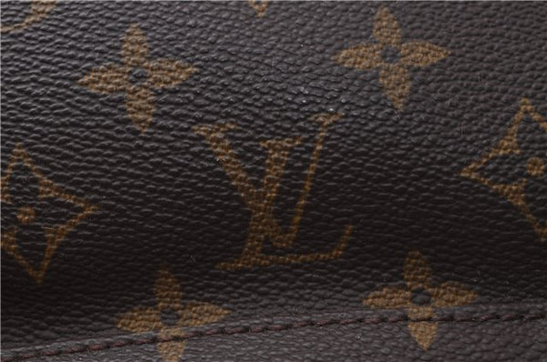 Authentic Louis Vuitton Monogram Montsouris GM Backpack M51135 LV 1630D