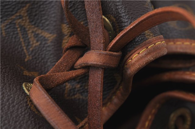 Authentic Louis Vuitton Monogram Montsouris GM Backpack M51135 LV 1630D