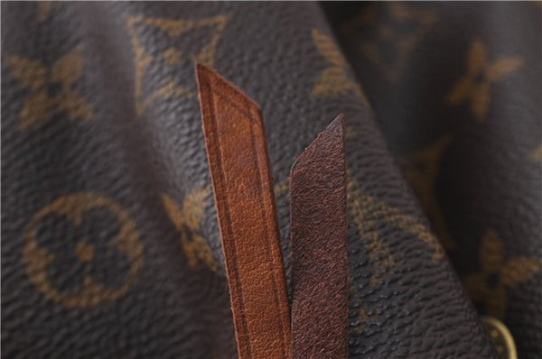 Authentic Louis Vuitton Monogram Montsouris GM Backpack M51135 LV 1630D