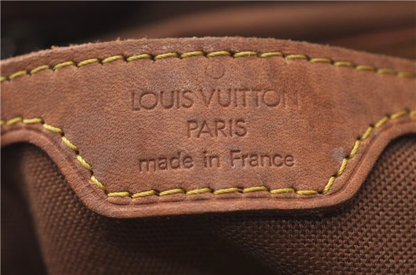 Authentic Louis Vuitton Monogram Montsouris GM Backpack M51135 LV 1630D