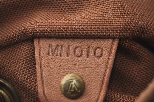 Authentic Louis Vuitton Monogram Montsouris GM Backpack M51135 LV 1630D